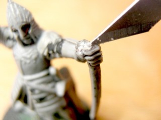 Bow repair - starter hole