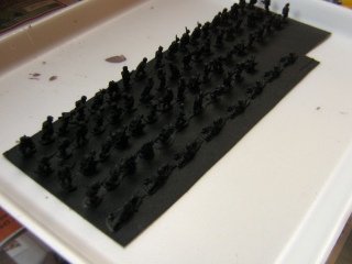 US airborne glued to cad and metal primed